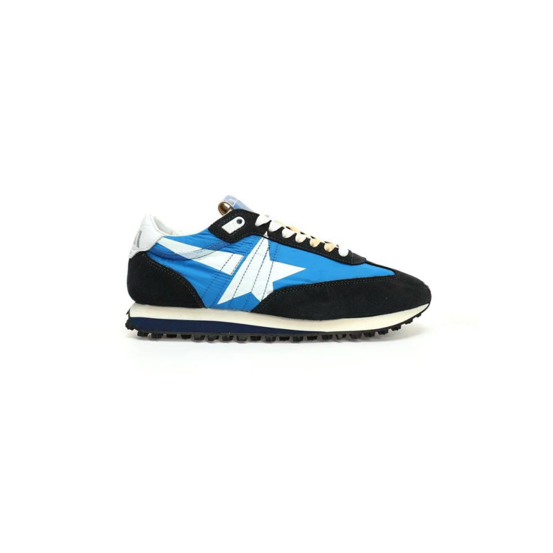 Golden Goose Marathon Leather Trimmed Sneakers Black